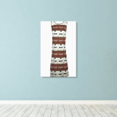 Andy Warhol - De souper jurk Canvas Afdruk (Insitu (Houten vloer))