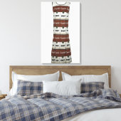 Andy Warhol - De souper jurk Canvas Afdruk (Insitu (Slaapkamer))