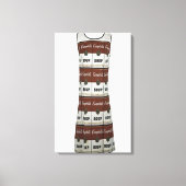 Andy Warhol - De souper jurk Canvas Afdruk (Voorkant)