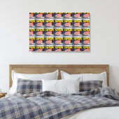 Andy Warhol - Spam Canvas Afdruk (Insitu (Slaapkamer))