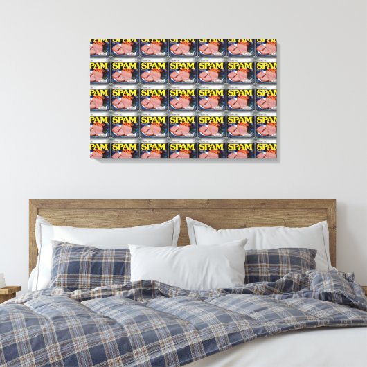 Andy Warhol - Spam Canvas Afdruk (Insitu (Slaapkamer))