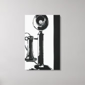 Andy Warhol - Telefoon Canvas Afdruk (Voorkant)