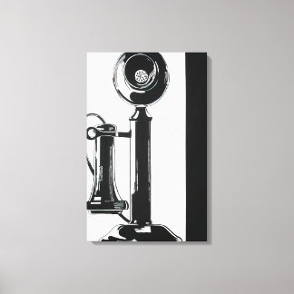 Andy Warhol - Telefoon Canvas Afdruk