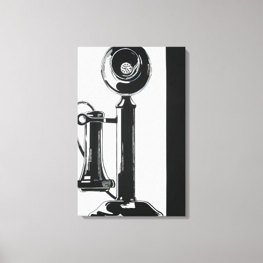 Andy Warhol - Telefoon Canvas Afdruk (Voorkant)