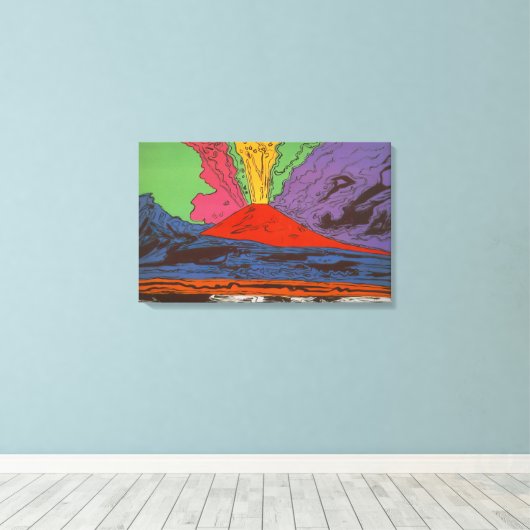 Andy Warhol - Vesuvius Canvas Afdruk (Insitu (Houten vloer))
