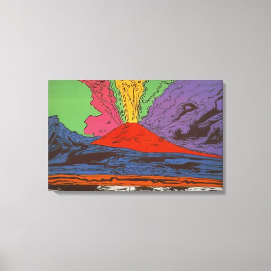 Andy Warhol - Vesuvius Canvas Afdruk (Voorkant)