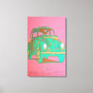 Andy Warhol - Volkswagen Canvas Afdruk