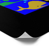 Andy Whale-Hole™_12 paneel omgekeerd kleurenposter Poster (Hoek)
