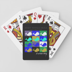 Andy Whale Hole™ 12 paneel omgekeerde kleur Speelkaarten