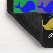 Andy Whale-Hole™_12 paneel omgekeerde kleurenmouse Muismat (Hoek)