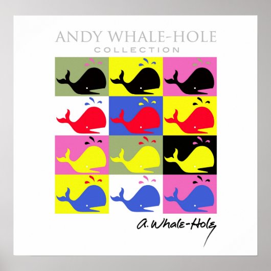 Andy Whale-Hole™_12 paneel poster/afdruk Poster (Voorkant)