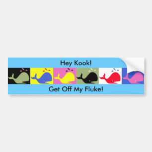 Andy Whale-Hole™_"Ga van mijn vloek af!" Bumpersticker