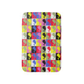 Andy Whale-Hole™ patroon_Lots o' kleine walvissen Badmat (Voorkant Verticaal)