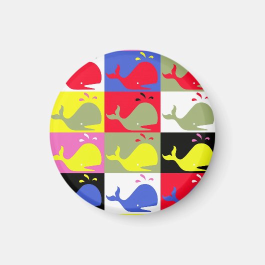Andy Whale-Hole™_ronde magneet (Voorkant)