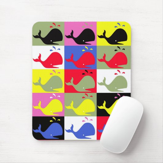 Andy Whale-Hole™_vertical Mousepad Muismat (Met muis)