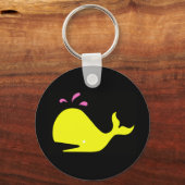Andy Whale Singletons_geel, roze zwart Sleutelhanger (Voorkant)