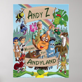 Andy Z en Friends poster