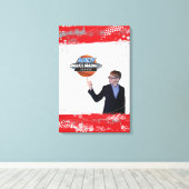 ANDY's BAR MITZVAH SIGN IN BOARD Canvas Afdruk (Insitu (Houten vloer))