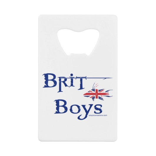 Andy's creditcard Bottle Open Creditkaart Flessenopener (Voorkant)