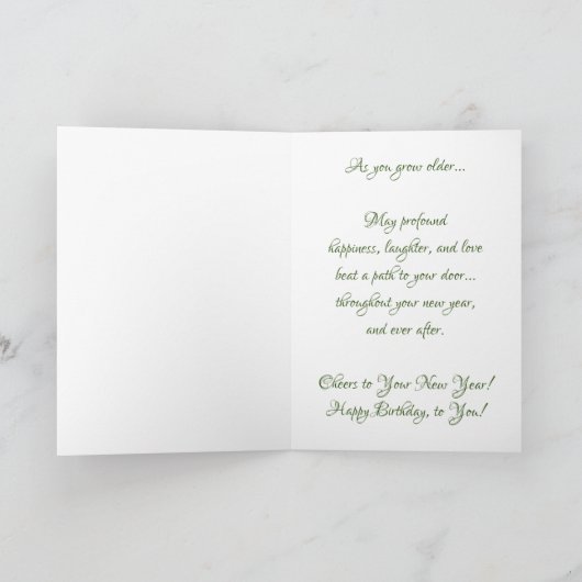 "Andy's Market Boomhut" Verjaardagskaart Kaart (Binnen)