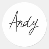 Andy's Signature Stickers (Voorkant)
