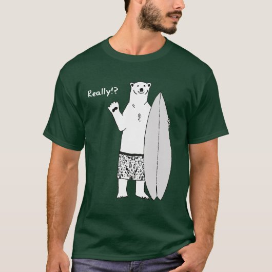Andy's wereldwijde surfende T-shirt voor klimaatve (Voorkant)