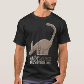 Andysaurus Discovered 2018 Dinosaur  rex Kids T-shirt (Voorkant)