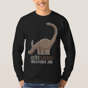 Andysaurus Ontdekt 2018 Dinosaurus rex Kinderen T-shirt