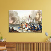 Anecdote bij de slag om Trafalgar Canvas Afdruk (Insitu (Woonkamer))