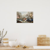 Anecdote bij de slag om Trafalgar Poster (Keuken)