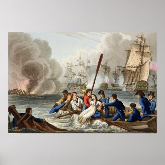 Anecdote bij de slag om Trafalgar Poster (Voorkant)