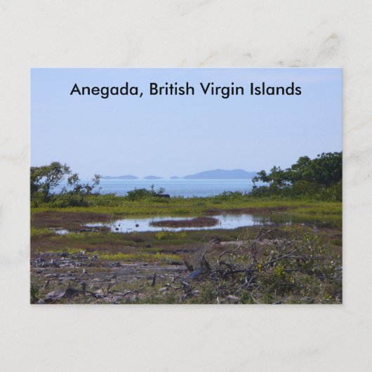 Anegada BVI Briefkaart (Voorkant)