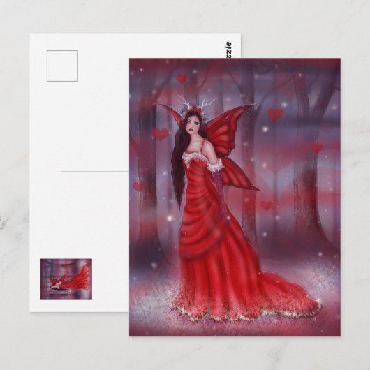 Aneira valentijn fee briefkaart van Renee (Voorkant / Achterkant)