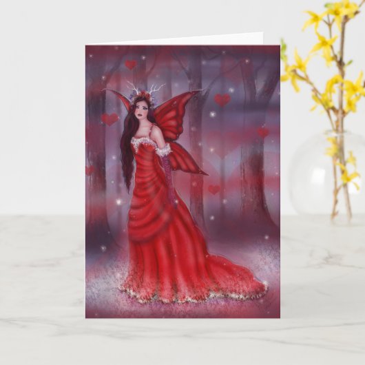 Aneira valentijn fee briefkaart van Renee (Gele Bloem)