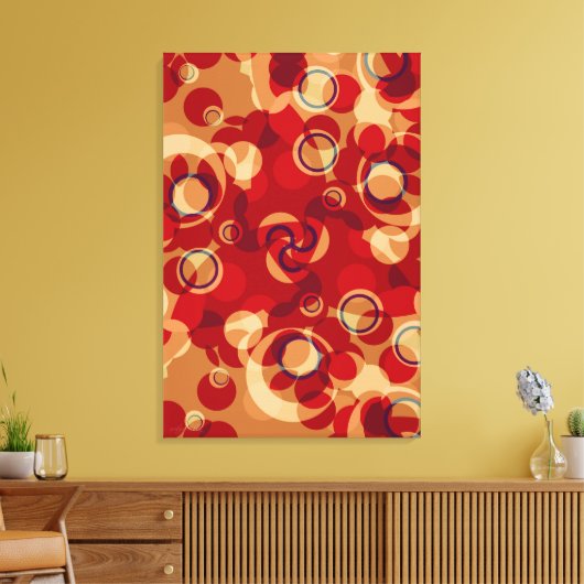 Anemidelic Abstract Art Wrapped Canvas (Insitu (Woonkamer))