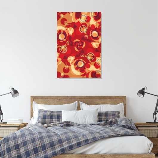 Anemidelic Abstract Art Wrapped Canvas (Insitu (Slaapkamer))
