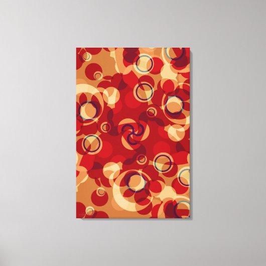 Anemidelic Abstract Art Wrapped Canvas (Voorkant)