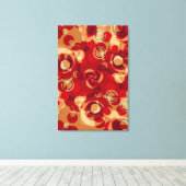 Anemidelic Abstract Art Wrapped Canvas (Insitu (Houten vloer))