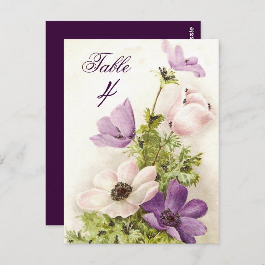  anemie briefkaart (Voorkant / Achterkant)