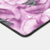 Anemonbloemen waterverf patroon bureaumat (Hoek)