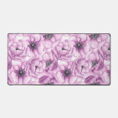 Anemonbloemen waterverf patroon bureaumat (Voorkant)