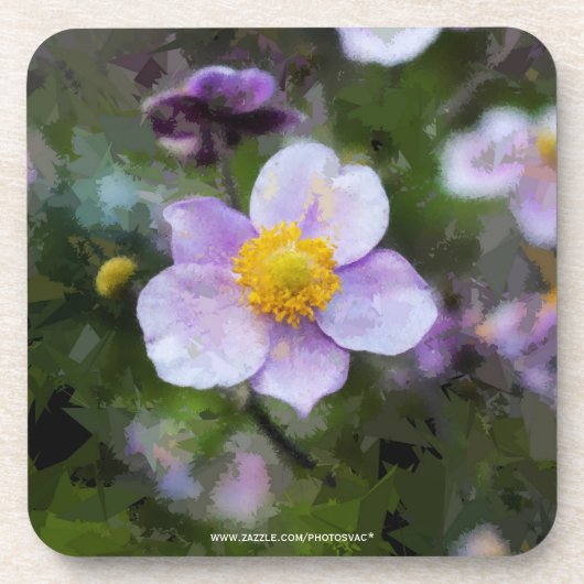 Anemone Bier Onderzetter (Voorkant)