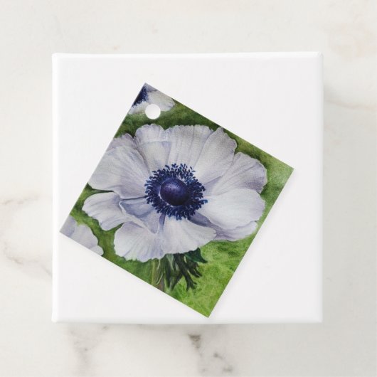 Anemone-bloem Bedankjes Labels (In situ)