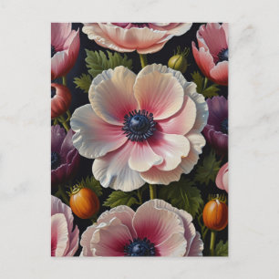 Anemone bloemen briefkaart