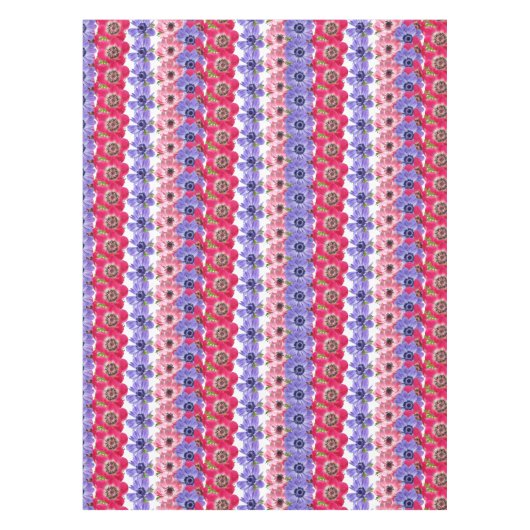 Anemone Bloemen Elegante Bloemen Rechthoek Tafelkleed (Voorkant)