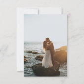 Anemone Blush | Foto Floral Wedding Dank u Bedankkaart (Achterkant)