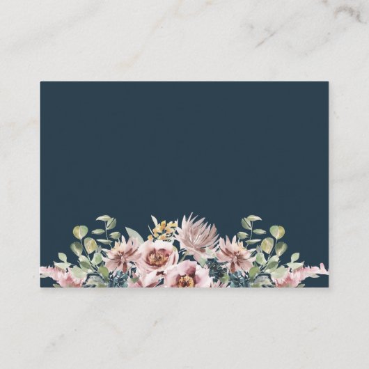 Anemone Blush | Opvang van de blauwe bloemige brui Informatiekaartje (Achterkant)