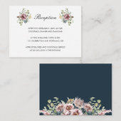 Anemone Blush | Opvang van de blauwe bloemige brui Informatiekaartje (Voorkant / Achterkant)