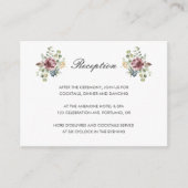 Anemone Blush | Opvang van de blauwe bloemige brui Informatiekaartje (Voorkant)