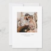 Anemone Boeket Bruiloft Save The Date (Achterkant)